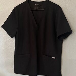 FIGS Women’s scrub top. Black. Size XL. In excellent condition
